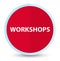 Workshops flat prime red round button