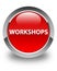 Workshops glossy red round button