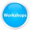 Workshops premium cyan blue round button