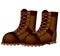 Workwear uniform element. Protective footwear as uniform. Protective clothing or safety equipment. Construction workers