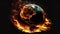 World Ablaze: Devastating Fire Engulfs the Globe, Made with Generative AI