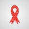World AIDS day. Awareness. Medical sign. Vector icon