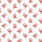 World AIDS day awareness red ribbon sign seamless pattern medical prevention breast cancer flat