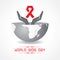 World Aids Day - HIV awareness concept