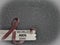 world aids day text on wooden stick with red ribbon background