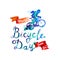 World bicycle Day. June 3th.