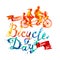 World bicycle Day. June 3th.