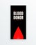 World Blood Donor Day annually celebrated on June, 14th. Minimal vertical story template with big red blood drop