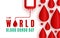 World Blood Donor Day, June 14th