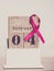 World breast cancer day on old calendar