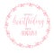 World breastfeeding week August handwritten lettering template.