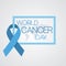 World Cancer Day concept. February 4 Vector Illustration