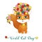 World Cat Day. International holiday. Vector illustration