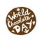 World chocolate day, icon for your design