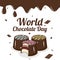World Chocolate Day Vector Illustration