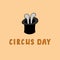 World circus day. Doodle style. Vector illustration.