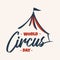 World Circus Day hand drawn lettering design