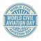 World Civil Aviation Day stamp