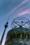 World Clock near Television Tower at Alexander Platz in Berlin, Germany