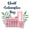 World Contraception Day 26 September.
