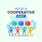 World Cooperative Day Vector Design Illustration