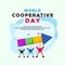 World Cooperative Day Vector Design Illustration For Celebrate Moment