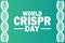 World Crispr Day Vector illustration