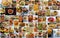World Cuisine Pasta Collage