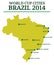World Cup Cities Brazil 2014