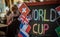 World Cup Football Sign