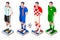 World Cup Soccer Group Vector