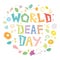 World Deaf Day