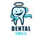 World Dentist Day. Vector illustration of logo tooth.Stomatology banner