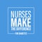 World diabetes day awareness design with recent year theme, nurse make the difference for diabetes