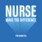 World diabetes day awareness design with recent year theme, nurse make the difference for diabetes