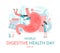 World Digestive Health Day medical banner