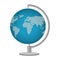 World earh map isolated icon.