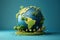 World earth day an eco friendly globe concept of nature