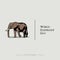 World Elephant Day Icon Vector design Concept