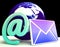 World Email Shows Global Correspondence Post Online