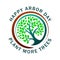 World environment day, reforesting arbor day symbol