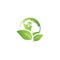 World environment logo icon template