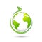 World Environmental and Ecology friendly design logo