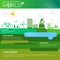 World Environmental Protection Green Energy Ecology Infographics Banner With Copy Space