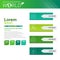 World Environmental Protection Green Energy Ecology Infographics Banner With Copy Space