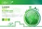 World Environmental Protection Green Energy Ecology Infographics Banner With Copy Space