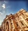 World famous Fontana di Trevi at sunset