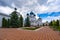 The world famous Vysotsky men monastery in Serpukhov,Russia