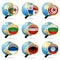 World flag icons