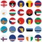 World Flag isolated Vector Illustration set every single flag you can easily edit